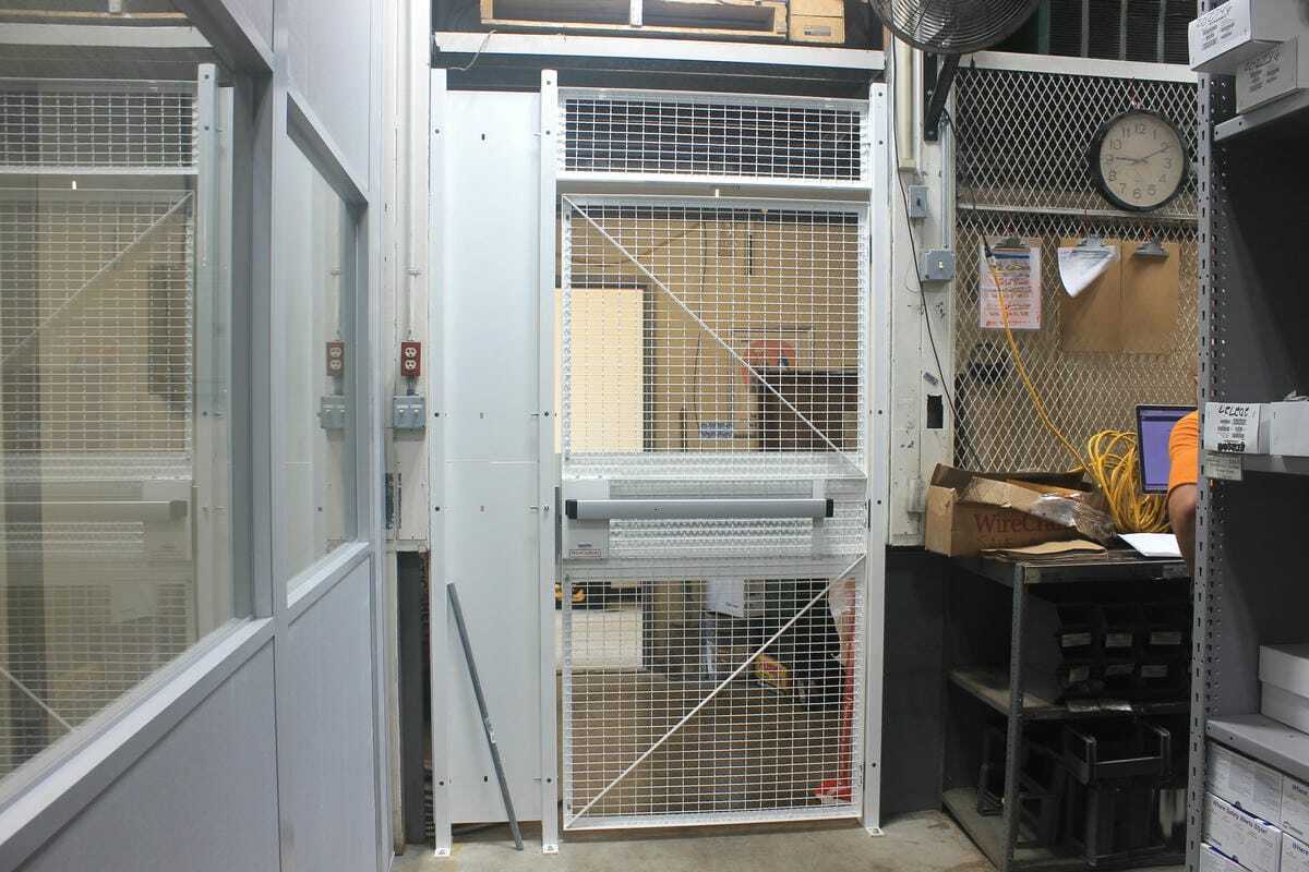WireCrafters secure door from interior with push bar